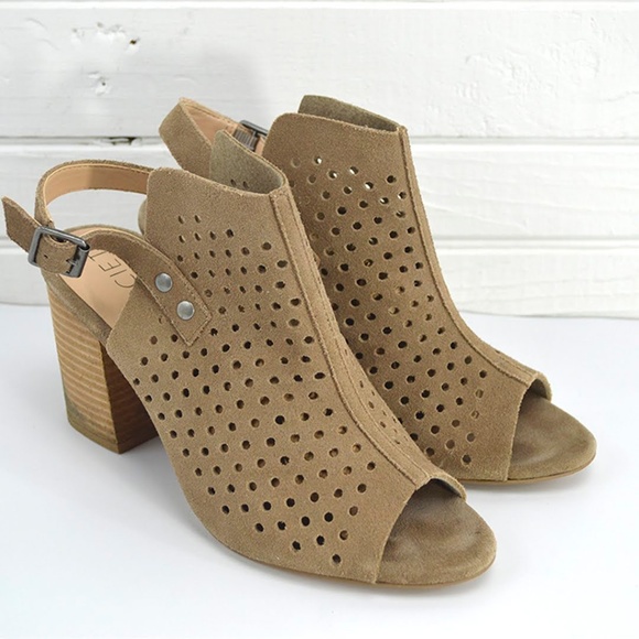 SOLE SOCIETY 'RENA' PEEP TOE SLINGBACK #123-307 - Picture 1 of 5